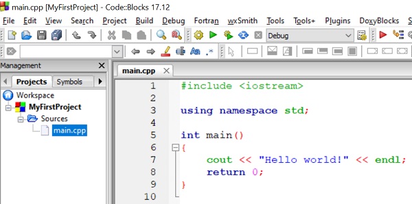 run c code with codeblocks compiler